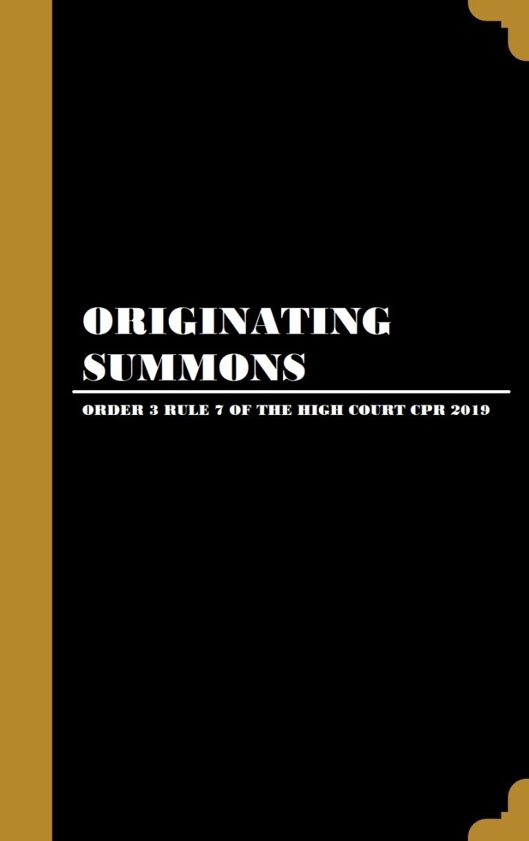 Originating Summons